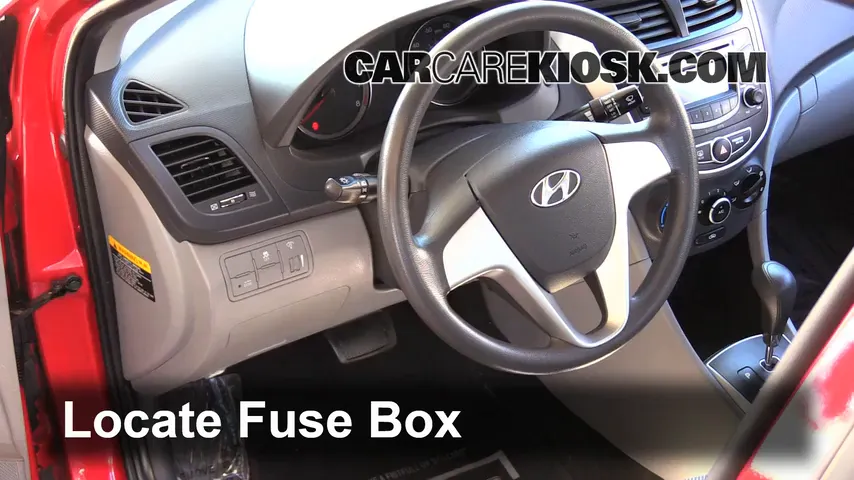 2013 Hyundai Accent GLS 1.6L 4 Cyl. Fuse (Interior)